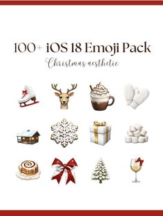 🎄✨ 100 Aesthetic Christmas-Themed Emojis for iOS 18 ✨🎄   Bring holiday cheer to your messages with these 100 beautifully designed Christmas-themed emojis! Perfect for creating festive vibes in your texts, Instagram stories, notes, and beyond. 🎅🎁   Whether spreading holiday wishes or jazzing up your Instagram stories, these Christmas aesthetic emojis are your go-to for effortless holiday charm. Compatible with iOS 18, these emojis work seamlessly in the stickers section of the keyboard, iMess Christmas Stickers Emoji, Christmas Emojis Aesthetic, Holiday Emoji Combos, Cute Christmas Emojis, Christmas Emoji Combos, Instagram Story Emoji, Winter Emojis, Christmas Emojis, Aesthetic Emojis