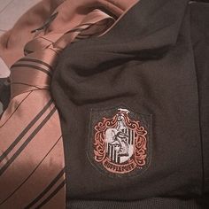 a harry potter shirt and tie laying next to each other