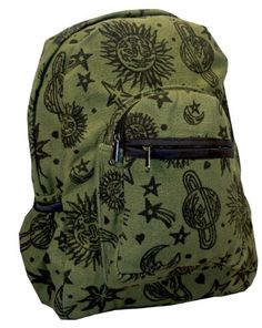 Galaxy Backpack, Star Bag, Rucksack Bags, Planets And Stars, Green Backpack, Backpacks Accessories, Knapsack Bag, Green Backpacks, Rucksack Bag