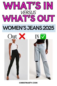 Discover the top Women's Jeans Trends In Style For 2025 and elevate your Women's Fashion game. From chic Women's Bottoms to the timeless appeal of Blue Jeans, find out which styles are dominating the fashion world. Refresh your closet with these trendsetting looks and stay on top of what's in.