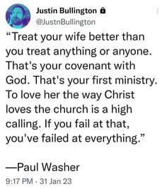 the tweet from paul washer on twitter