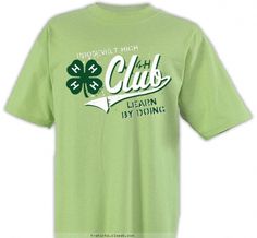 4- H Distressed Tail Shirt - 4-H Club Design SP2320 Custom Design Shirts, Shirt Template, Large Shirts, Club Design, Home T Shirts, Custom Quotes, 4 H