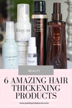 Hair Thickening Products, Hair Styles For Dirty Hair Quick, Different Hair Types, Healthy Hair Tips, Hair Mousse, Hair Thickening, Updo Hairstyles, Amazing Hair, Quick Hairstyles