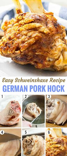 the instructions for how to cook german pork hock