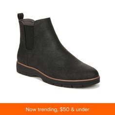 in stock Everyday Winter Boots, Lug Sole, Black Booties, Black Faux Leather, Winter Boots, Bootie, Chelsea Boots, Style Me, Chelsea