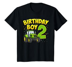 PRICES MAY VARY. Birthday Boy. Cool tractor happy birthday decor costume. Great match for your farm tractor theme birthday party decorations Tractor birthday outfit for kids and toddler boy who love farm vehicles, tractor, trucks. Click on the brand to find design for other ages Lightweight, Classic fit, Double-needle sleeve and bottom hem Old Farm Truck, 3rd Birthday Boy, 2nd Birthday Boy, 4th Birthday Boys, 3rd Birthday Boys, Tractor Birthday Party, Tractor Party, Happy Birthday Decor, 2nd Birthday Boys