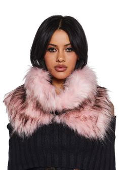 base|pink Fur Scarf Outfit, Kiss Outfits, Faux Fur Scarf, Faux Fur Scarves, Scarf Outfit, Pink Bling, Fur Scarf, Streetwear Y2k, Leather Buckle