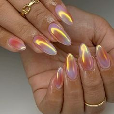 Chrome Nails Designs, Nagel Tips, Minimalist Nails, Fire Nails, Funky Nails, Nail Arts, Chrome Nails