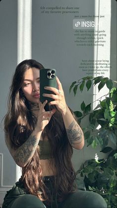 ig: _leovenus Tattoed Women Aesthetic, Tattoo Selfie, Tattoed Women, Women Aesthetic, Model Looks, Hair Styler, Body Inspiration, Girl Body, Inked Girls