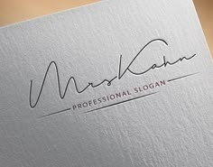 a close up of a business card with the name makana written on it