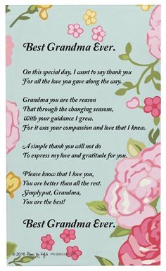 a greeting card with pink flowers and the words best mimi ever