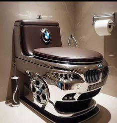 the modern toilet has been designed to look like a bmw