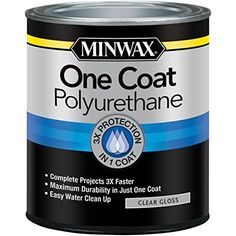 a can of minwax one coat polyurethane