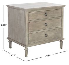 an image of a chest of drawers with measurements