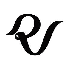 the letter q is made up of black letters with long, curved tails and eyes