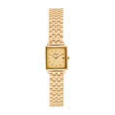 Quaintrelle Square Gold Link 22 24Mm | Bermuda Watch Company | Wolf & Badger Apple Rose Gold, Apple Collection, Gold Link Bracelet, Fob Watch, Watch Photo, Wrist Game, Gold Link, Local Jewelry, Watch Companies