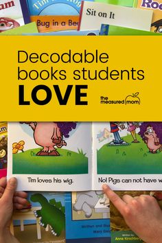 someone holding up a book with the words decoocable books students love