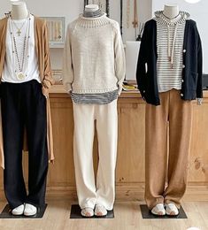 Dress Pant Casual Outfits, Flattering Outfits For Plus Size, Casual Wide Leg Pants Outfit, Women Over 50 Fashion, Over 60 Fashion, Casual Outfit Inspiration