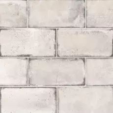 a white brick wall that is very close up