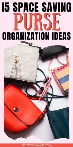 Handbag Organizers: 👜 Keep It Neat with Handy Handbag Organizers! ✨📦 How To Store Purses, Purse Organization Ideas, Handbag Storage Ideas, Purse Storage Ideas, Organizing Purses In Closet, Storing Handbags, Store Purses, Hanging Purses, Simple Handbag