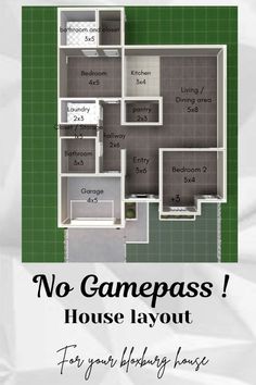 a house layout with the words no camerapasss on it and an image of a floor