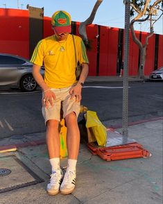 Brazil Jersey Outfit Men, Brazil Aesthetic Outfits, Minimal Fits, Brazil Core, Brazil Shirt, Jersey Fits, Fits Inspiration, Football Jersey Outfit, Shirt Outfit Men