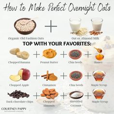 an image of how to make perfect overnight oats