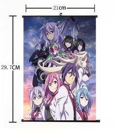 an anime movie poster with the characters in front of a purple sky and pink clouds