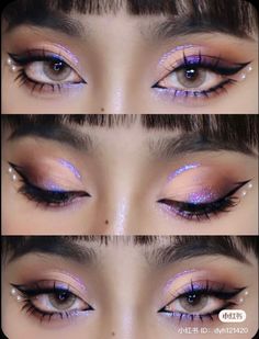 SELHORA GIFT CARD GIVE AWAY pretty purple anime makeup inspo Drag Make-up, New Year's Makeup, Rave Makeup, Smink Inspiration, Purple Makeup, Inspiration Tattoos, Ethereal Makeup