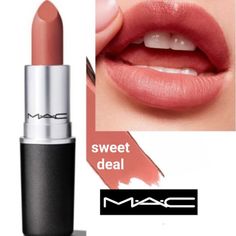 Mac Retro Matte Lipstick Color: Sweet Deal Size: .10 Oz New In Box 100% Authentic **Currently 6 Available - Price Is For Each. Mac Liquid Lipstick, Mac Nude Lipstick, Mac Lipstick Colors, Mac Lipgloss, Mac Retro Matte Lipstick, Matte Lipstick Colors, Mac Retro Matte, Mac Lips, Makeup Mac