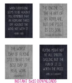 four black and white pictures with different quotes on them, including the words in each