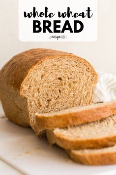 Your morning breakfast ideas must have this yeast bread recipe! It's also an easy dinner side. Light and fluffy with a delicious taste, this homemade whole wheat bread is perfect for sandwiches, toast, and more!