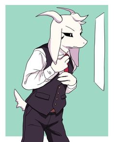 a cartoon dog wearing a suit and tie