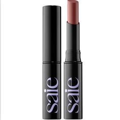 Saie Lipstick ! New New Buildable Matte Lipstick For A Soft-Focus To Full-Coverage Look, Packed With Nourishing Fall Makeup Trend, Hydrated Lips, Hydrating Lipstick, Sephora Beauty, Berry Fruit, How To Apply Lipstick, Smooth Lips, Lip Hydration, Long Lasting Lipstick