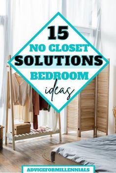 Struggling with a tiny closet or no closet at all? Check out these innovative no-closet solutions for storing your clothes. How To Add A Closet To A Small Bedroom, Non Closet Storage Solutions, Studio Closet Ideas Tiny Apartments, Room Without A Closet, Creating Closet Space In A Small Room, Creative Closets For Small Spaces, Closet Ideas With No Closet, Alternative Dresser Ideas Bedroom, Closet Space For Small Bedrooms