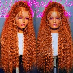 PRODUCT FEATURES Item: Allove Ginger Deep Wave Human Hair 13x4 HD Lace Front Wig Wear to Go Colored Wigs Hair Material: 100% Virgin Human Hair, 10A Grade, No Really Shedding, No Tangle, No Bad Smell Hair Color: Ginger ColorWig Density:150%/180% DensityHair Length: 10-30 inch are availableTexture: Deep Wave Hair, Natural Hairline, Soft, Comb EasilyLace Net: 13*4 Inch Swiss lace, Ginger Color, Pre-plucked with Baby Hair, Natural HairlinePack: 1 Piece Ginger Color Deep Wave Hair 13*4 Lace Front Wig Orange Deep Wave Wig, Hair Ginger, Deep Wave Wig, Curly Human Hair Wig, Deep Curly, Colored Wigs, Brown Ombre, Brown To Blonde, Closure Wig