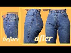 the before and after pictures of jeans