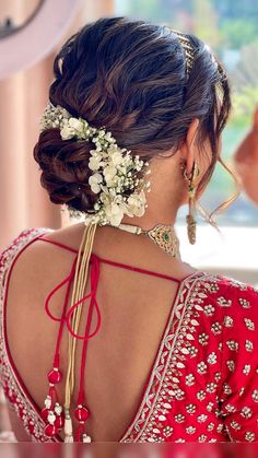 indian bridal hairstyles| indian bridal hairstyles wedding| indian bridal hair| indian bridal hairstyles for reception| indian bridal hair buns with flowers| indian bride hairstyle| indian bride hairstyles| indian bride hairstyle bun| indian wedding hairstyleshairstyles for indian wedding| hairstyles for indian wedding saree| hairstyles for indian outfits| bridal hairstyle indian wedding| bridal hairstyles indian Bun Gajra Hairstyles, Indian Bridal Hair With Flowers, Indian Bride Short Hairstyle, Indian Bridal Bun With Flowers, Saree Bun Look, Bridal Bun Hairstyles Indian With Dupatta, Indian Bridal Hairstyles Updo, Indian Bride Updo Hairstyle, Low Bun With Flowers Indian