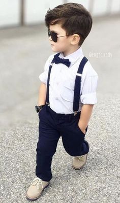 Bowtie And Suspenders, Baby Boy Dress, Toddler Boy Fashion, Kids Fashion Clothes, Stylish Boys