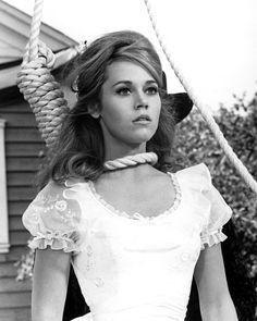 Poor Jane, still hated by some people for a stupid photo taken over 50 years ago.  In some eyes it is a crime to want to stop war and suffering. Cat Ballou, A Woman, Cowboy, White Dress, Hair, White