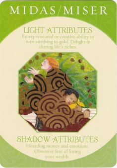 the book cover for midas / misser light attributes by shadow attribites