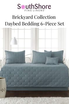 the brickyard collection daybed bedding 6 piece set