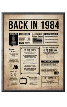 an old newspaper advertisement with the words back in 1994 and information about newspapers on it