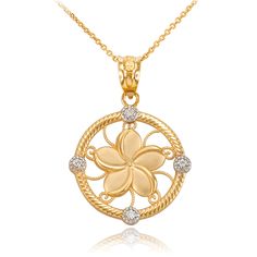 Created with Eselt - eBay Template Editor Created with Eselt - eBay Template Editor Our Store Seller Profile Feedback About us Contact Created with Eselt - eBay Template Editor Gold Hawaiian Plumeria Flower Diamond Pendant Necklace Available as pendant or necklace. Pendant weight: 2 g (10k) Pendant height: 1.00 In. (25.4 mm). Chain length available: 16", 18", 20", 22". Width: 0.70 In. (18 mm). Finish: polished, satin. Stones: 4 Diamonds Stone color: H Stone clarity: SI1/SI2 Total carat weight: 0.05 ct. (Approximate) Gold Hawaiian Plumeria Flower Pendant with (10K) purity stamp for authenticity Expertly handcrafted with meticulous attention to detail 30 days hassle-free return policy for your peace of mind Enjoy a 1-year repair or replacement warranty Made in the USA! Created with Eselt - e Pendant Necklace Diamond, Dramatic Earrings, Hawaiian Plumeria, Arabic Jewelry, Buying Gold, Basic Jewelry, Diamond Jewelry Designs, Gold Necklace Women, Modern Necklaces