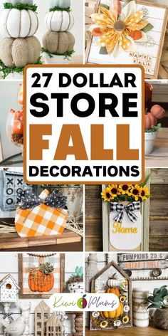 Get ready to decorate your home with easy DIY dollar store fall decor ideas! From DIY fall decor projects to DIY pumpkin decorations, you’ll find plenty of inspiration. Discover how to turn dollar store finds into beautiful fall decor pieces that will impress your guests. Elevate your Thanksgiving and Halloween decor with creative autumn decorations. Transform your home into a seasonal haven with affordable and stylish fall decorations. Fall Decor To Make, Dollar Store Fall Decorations, Dollar Tree Fall Decor Diy, Diy Thanksgiving Decorations, Dollar Tree Fall Decor, Fall Decoration Ideas, Dollar Tree Projects, Dollar Store Finds