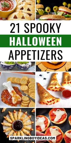 Halloween is just around the corner, which means it's party time! And who better to throw a Halloween party than your friends and family? If you're looking for Halloween appetizers, then you've come to the right place! From mini ghosts to spooky pumpkins and everything in between, I've got tons of Halloween appetizer ideas that are fun and festive. These Halloween food ideas are super easy recipes that are sure to please a crowd. Fun Halloween Appetizers, Halloween Potluck, Easy Halloween Party Food, Halloween Appetizer, Halloween Finger Foods, Halloween Appetizers Easy, Halloween Food Ideas, Halloween Themed Food, Halloween Party Appetizers