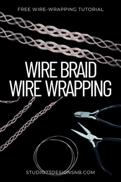 How To Make Wire Braid (Wire-Wrapping Tutorial) Wire Work Jewelry Tutorials Free, River Jewelry, Jewelry Tutorials Free, Wire Shapes, Wire Cat, Wire Wrap Tutorial, Jewelry Making Wire, 2024 Jewelry, Wire Projects