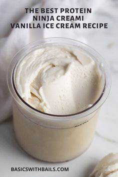 the best protein vanilla ice cream recipe