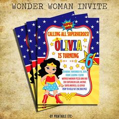 Wonder Woman Party Theme Ideas Girl Bday Party, Woman Birthday Party, Girl Superhero, 6th Birthday Parties