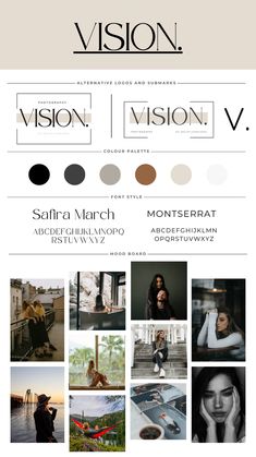 the website for vision, which is designed to be used as an art and photography studio